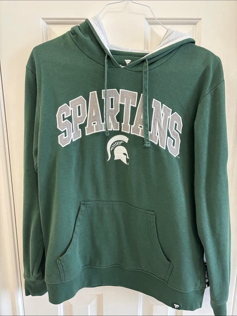 Fanatics Michigan State Green Spartans Hoodie with White Accents